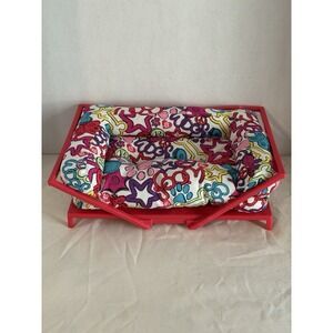 American Girl Doll Funky Pet Bed Truly Me 2014 Floral Cushions